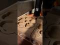 Менажница, режем контур. #woodworking #cncmachine #stepcraft #чпуобработка
