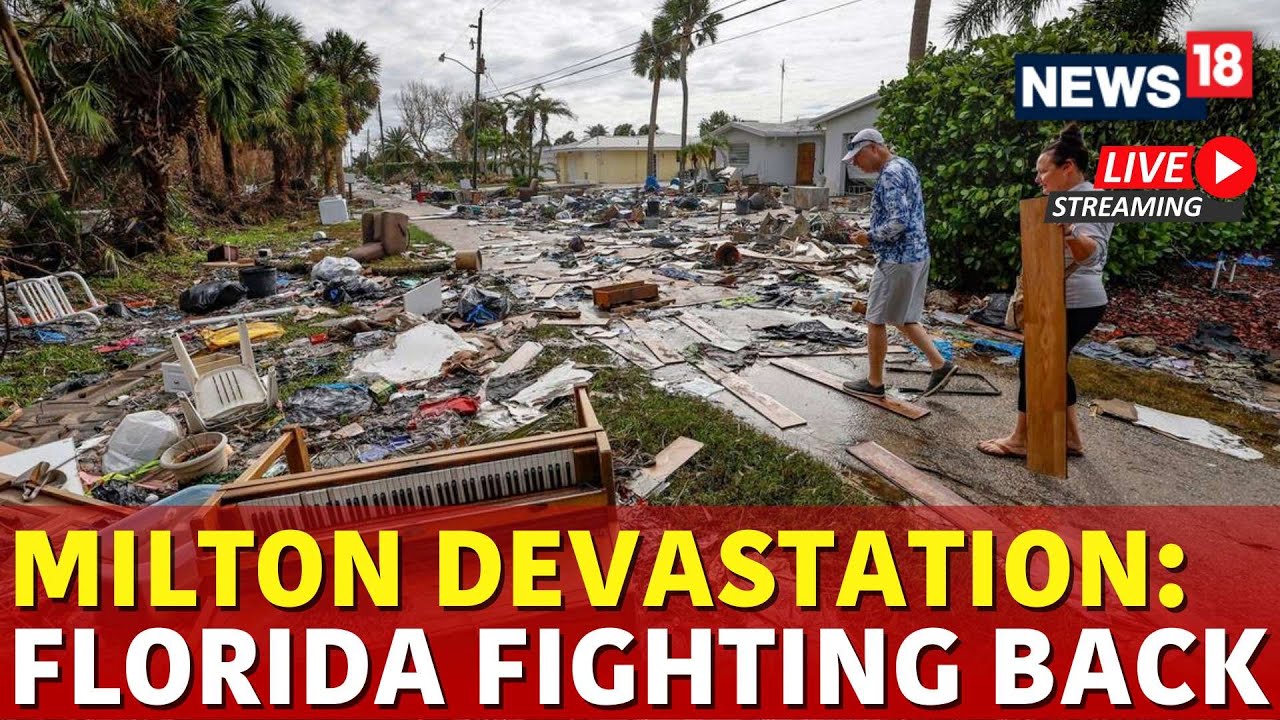 Milton Hurricane Rescue Live | Milton Hurricane Drone | Milton Hurricane In Florida | US News | N18G