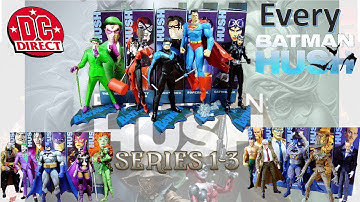 Every DC Direct Batman Hush Series 1 - 3 Comparison List