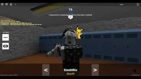 Caught hacking in ROBLOX twisted murderer version 1.8