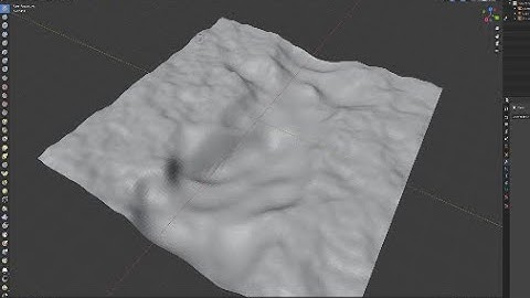 basic ground displacement in blender (procedural) tutorial