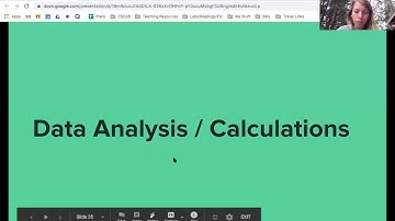 Speed of Sound Lab Tutorial