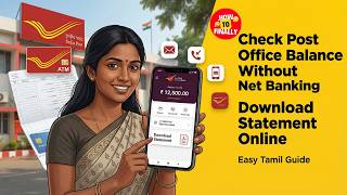How to Check Post Office Account Balance Without Net Banking | Download Post Office Statement Online