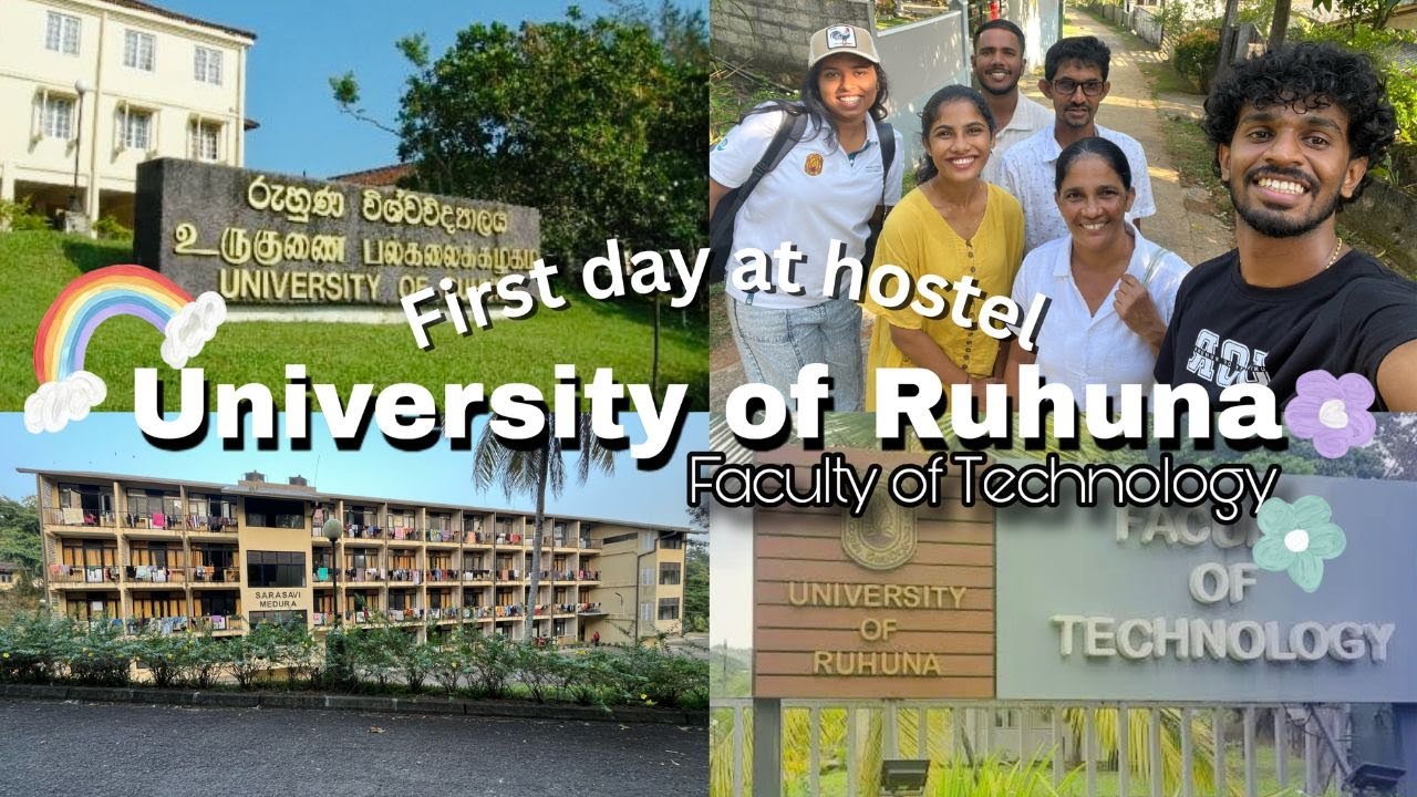 First day at hostel | හොස්ටල් එකට ගිය පළවෙනි දවස 🥰❤️ | Vlog 2 | University of Ruhuna | FOT