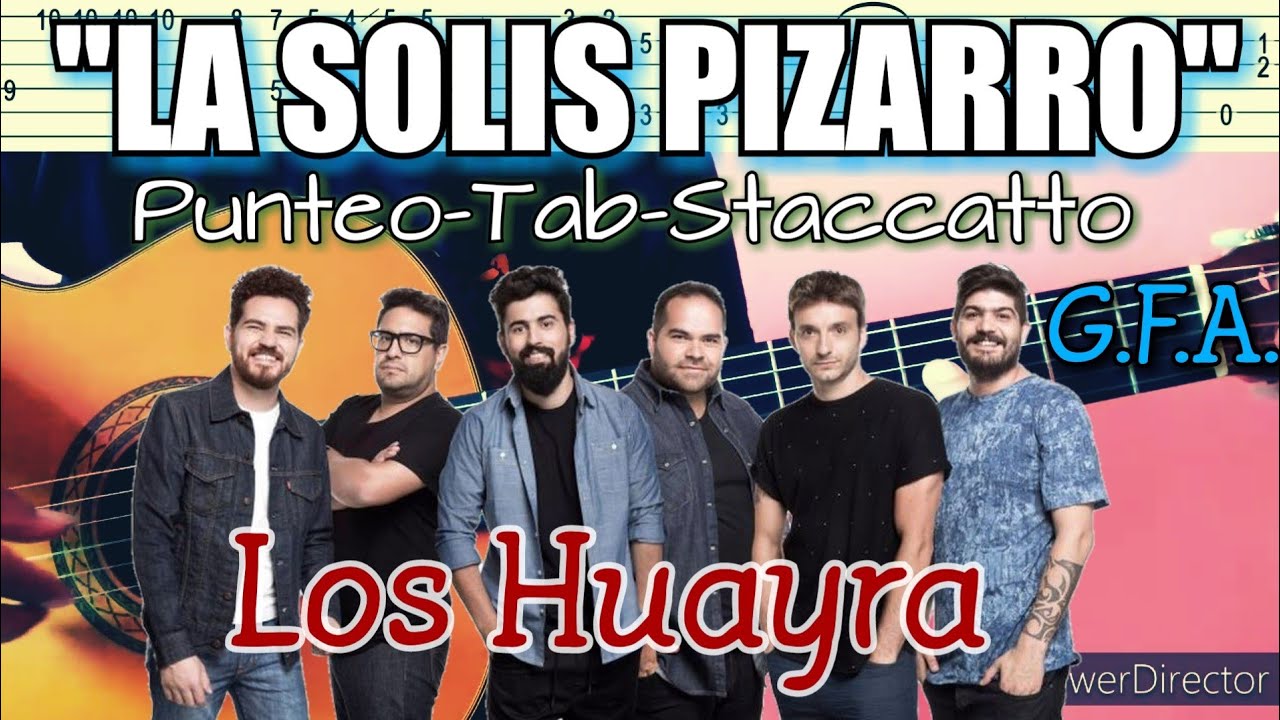 G.F.A. LA SOLIS PIZARRO-Intro/punteo-Tablatura-Staccato.