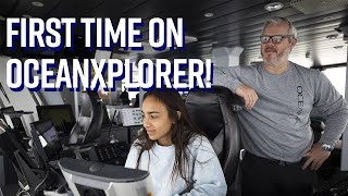 First Time Aboard OceanXplorer