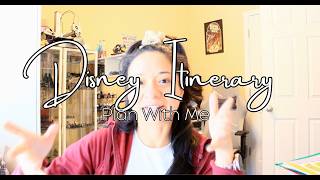 Plan With Me My Disney Trip: Full Itinerary