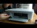 How to setup and install ink cartridges in HP DeskJet 2620 printer - first run tutorial