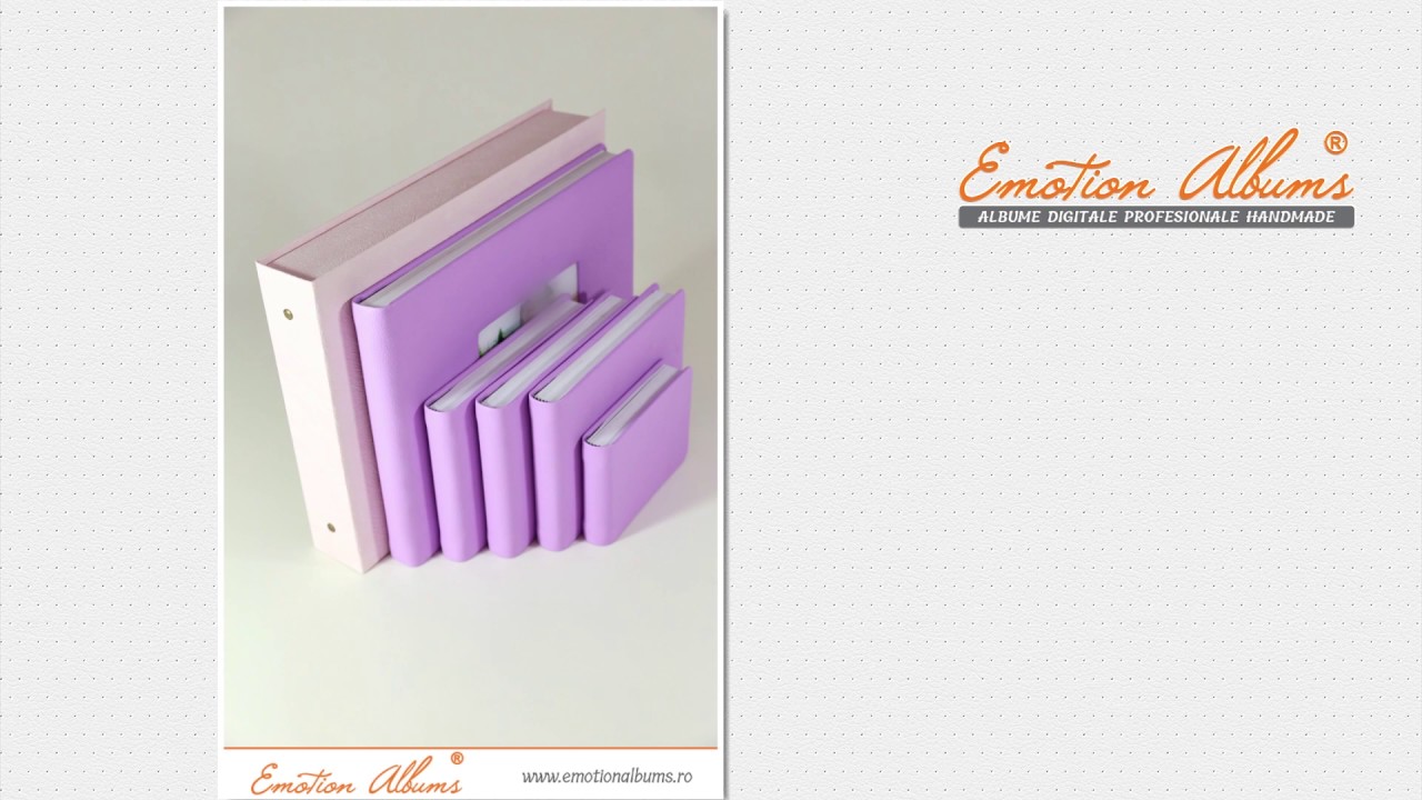 Albume de nunta roz realizate la comanda | Producator albume foto | Emotion Albums