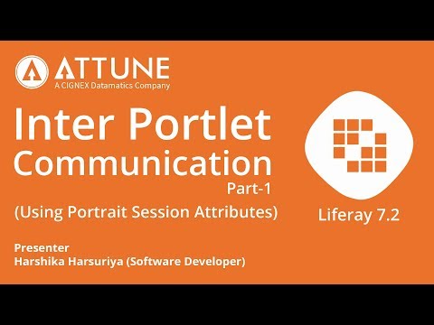 Inter Portlet Communication in Liferay 7.2 Part 1