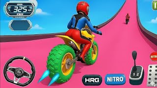 Crazy Bike Mega Ramp Impossible Racing -Impossible Bike Stunts Tracks - Android Gameplay #14