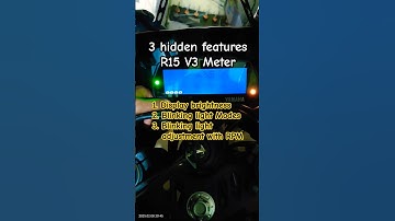 New hidden features R15 V3|| Display Brightness||Blinking light Mode #ytshorts #displaybrightness