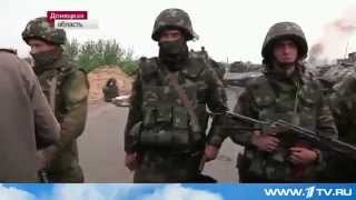 Житомир: Украинский блок пост под Славянском