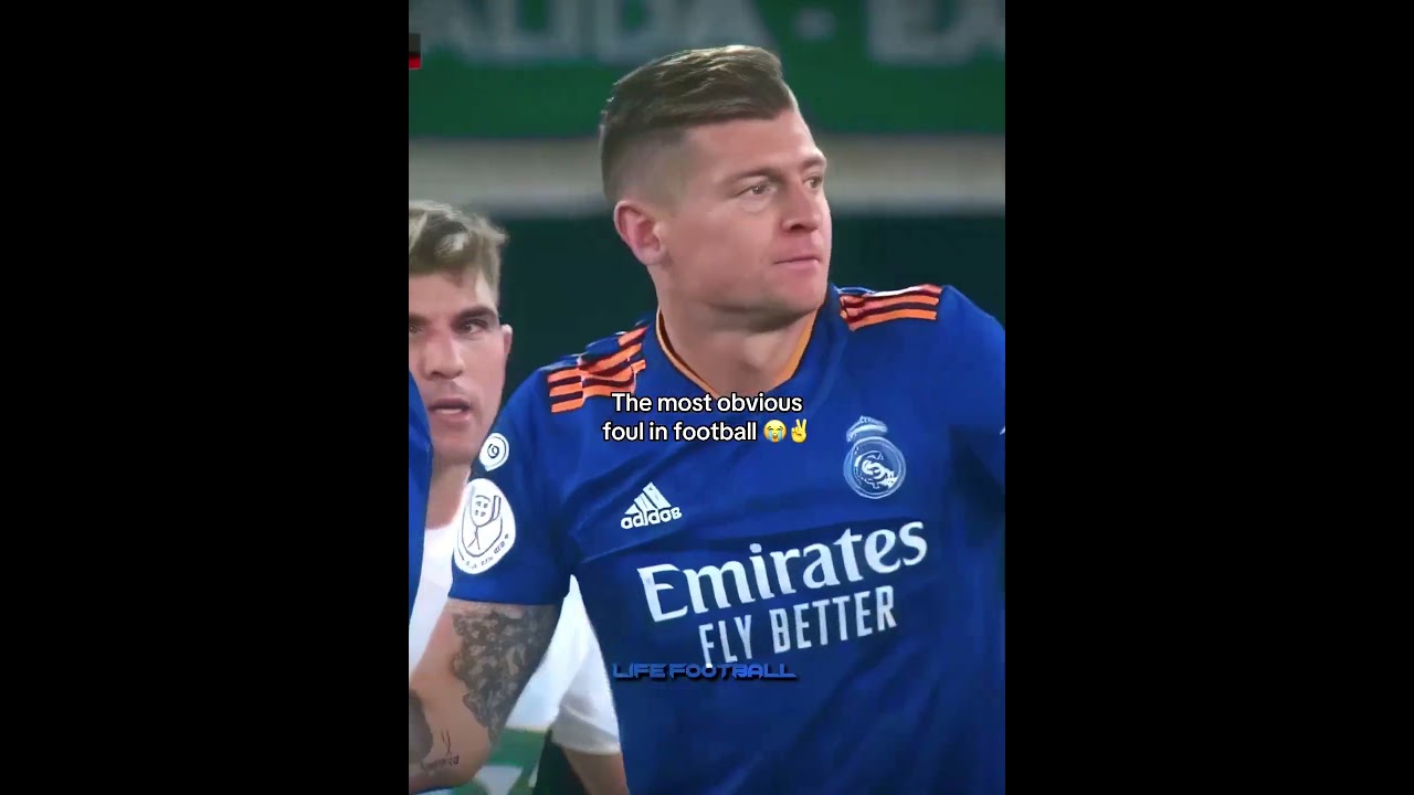 Most Obvious Foul Ever😭🤯 #shorts #football #soccer