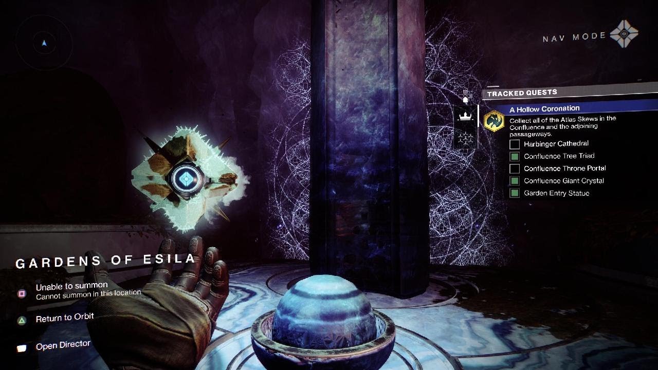 Garden Entry Statue Atlas Skew (A Hollow Coronation Quest Destiny 2