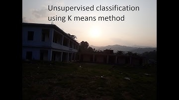 Unsupervised Classification using K means method