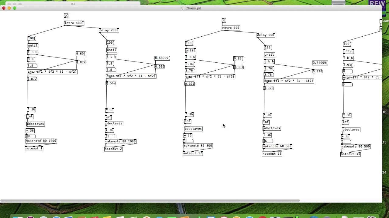 Generative Sound Pure Data Patch (Chaos Theory) - YouTube