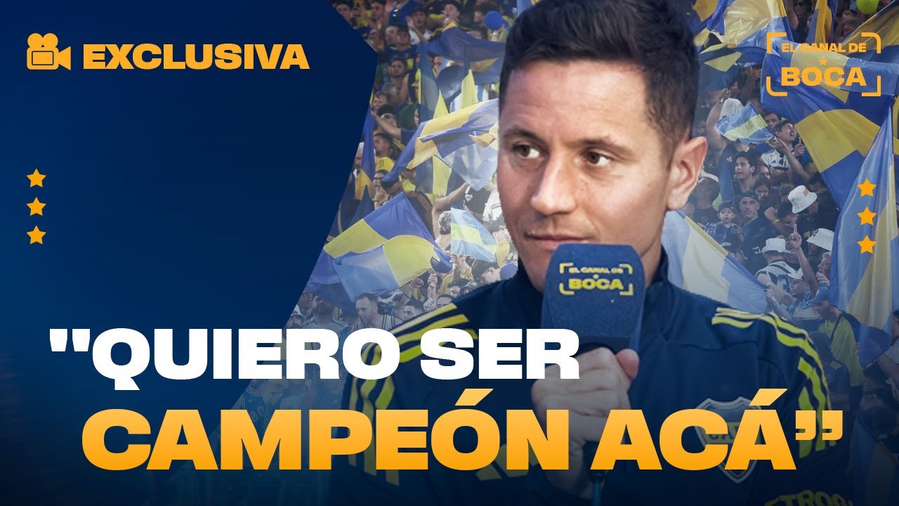 ANDER HERRERA: EL SUEÑO de SER CAMPEÓN y el DESAFÍO de la LIBERTADORES | EL CANAL DE BOCA