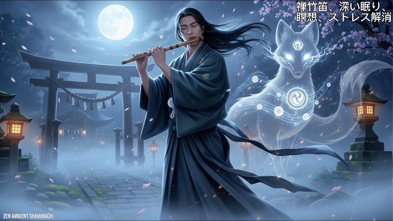 Zen Ambient Shakuhachi 🌙 Relaxing Japanese Flute Music for Meditation ...