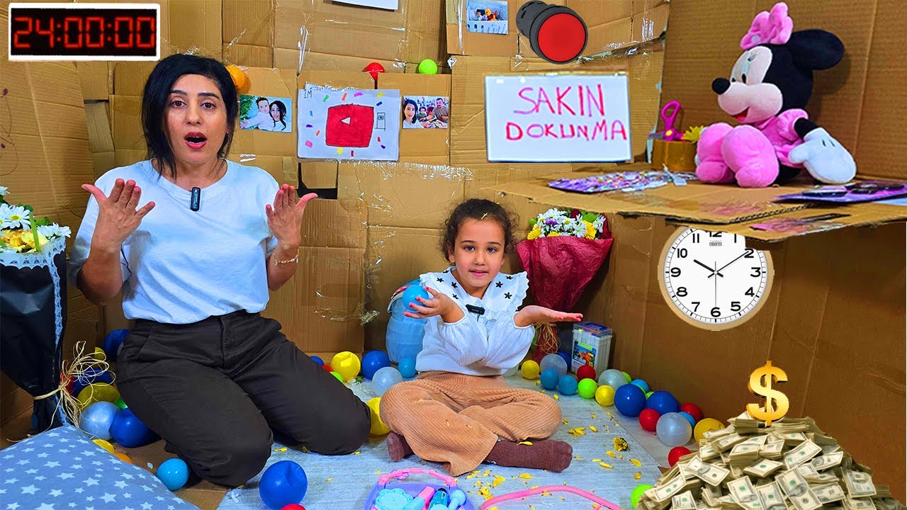 Karton Evde 24 Saat Kalmak Esra Nil