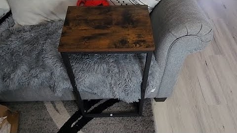 VASAGLE C-Shaped End Table (Review)