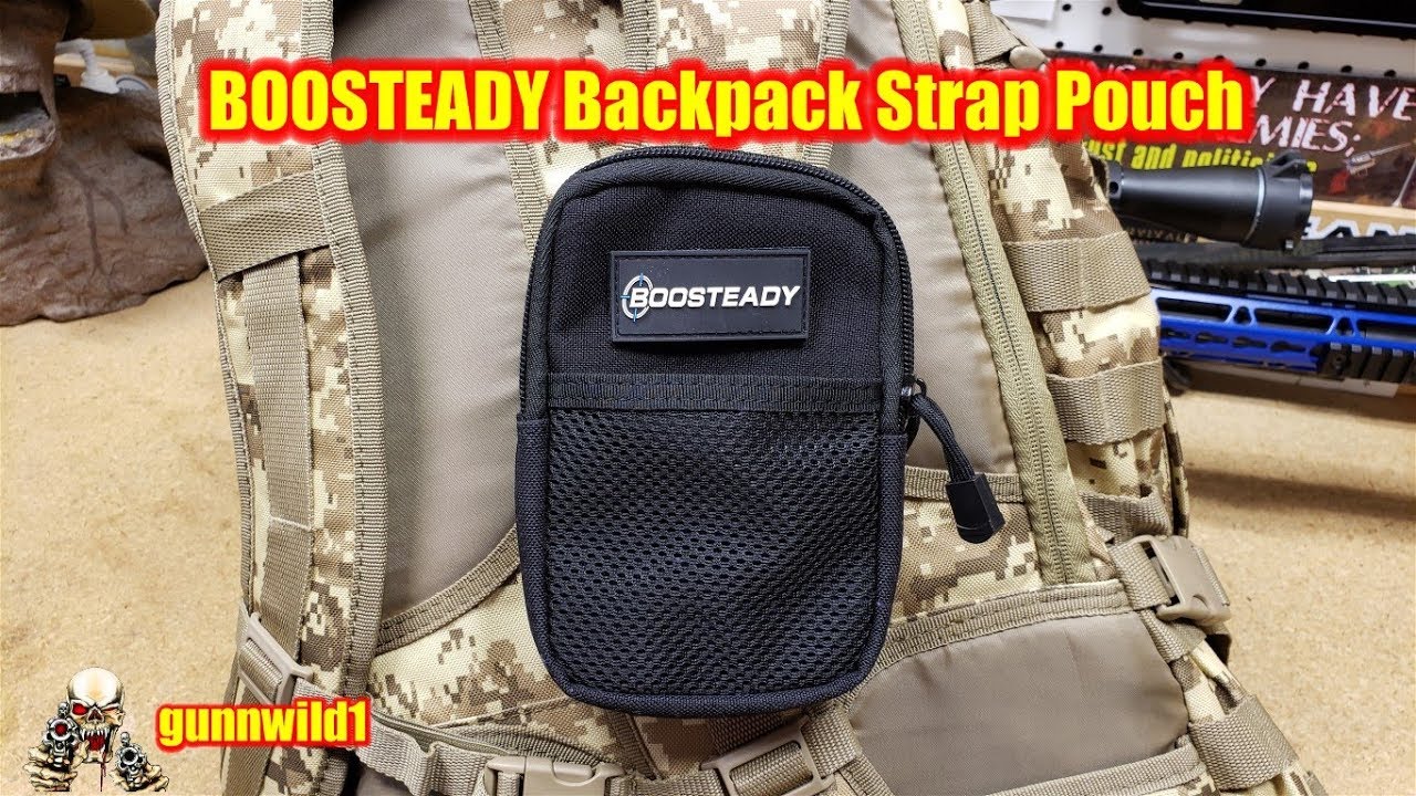 BOOSTEADY Backpack Strap Pouch YouTube