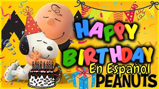 Happy Birthday Snoopy en Español | Canción de Cumpleaños para niños | The Snoopy Show | Snoopy | 🥳🐾🎂