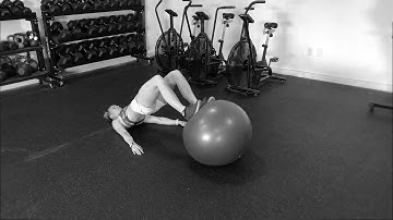 Lying Leg Curl on Swiss Ball