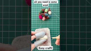 This acorn craft is so addictive youll make dozens #satisfying #autumncrafts #needlefelting