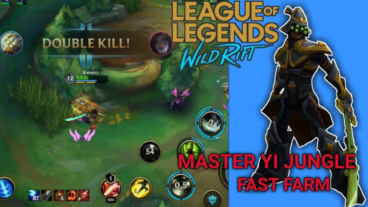 MASTER YI JUNGLE FAST FARM - LEAGUE OF LEGENDS WILDRIFT