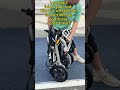 1-second fold & pull rod: Electric wheelchair as portable as a suitcase – easy #electricwheelchair