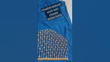 Direct class student work sleevedesign#howtolearnaariwork#aariembroidery#aariclass#basicchainstitch