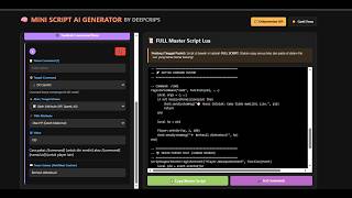 I MADE AI AUTOMATIC MINI WORLD SCRIPT GENERATOR