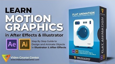 Create Motion Graphics in Adobe After Effects | Flat Animation Buildup | Video Course Center