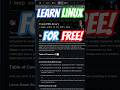 Where To Start Learning Linux for FREE ⭐ #shortsfeed #shorts #linux #learnlinux #youtubeshorts