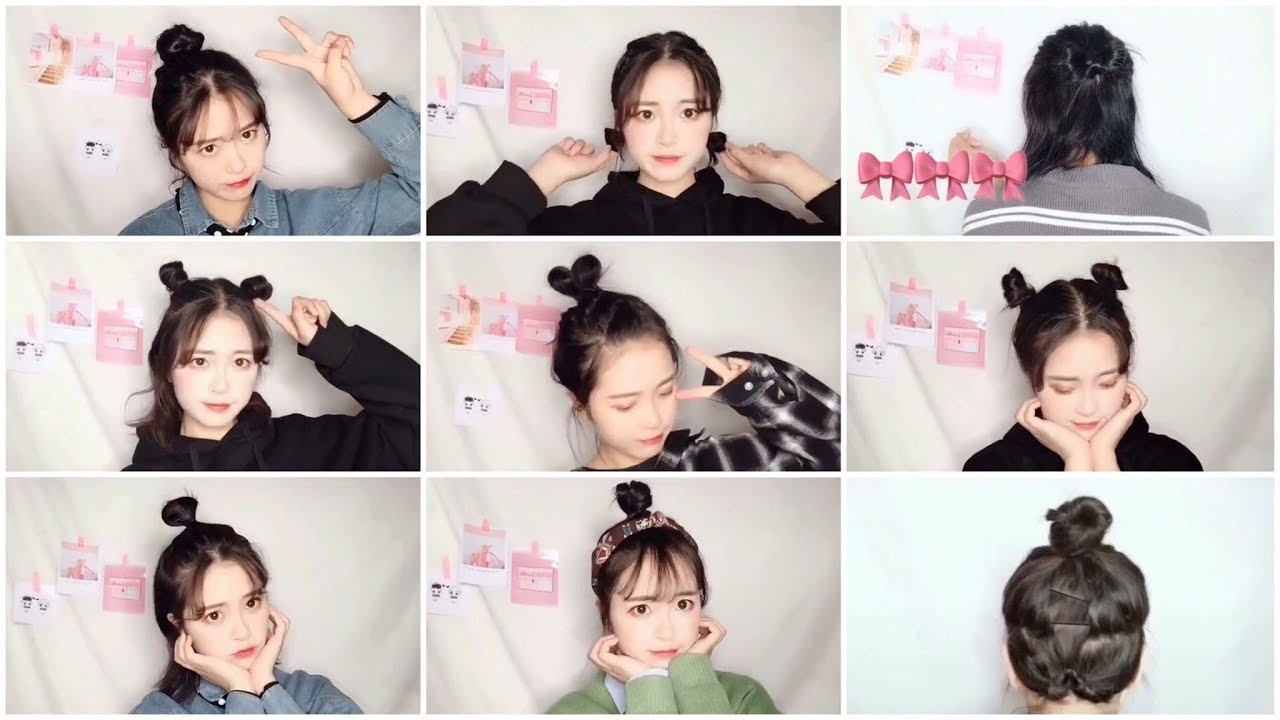 Các Kiểu Búi Tóc Siêu Xinh Siêu Nhanh Gọn | Cute & Easy Bun Hairstyles | Khái quát các tài liệu nói về huong dan bui toc dep đúng nhất