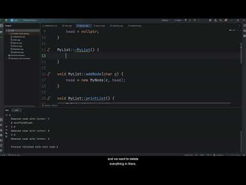 Linked List Destructor