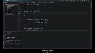 Linked List Destructor