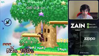 Zain with an insane no impact land pc drop reverse fair edgeguard