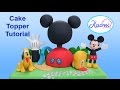 Cómo hacer la CASA CLUB de MICKEY para tortas || Kaomi Tutoriales