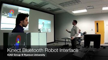 Kinect Bluetooth Robot Interface