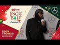 Leon Thomas Talks Performing With Stevie Wonder In The Mercedes Benz Interview Lounge
