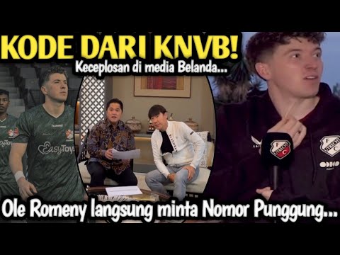 Media Belanda Terkejut! Ole Romeny juga susul ke timnas Indonesia