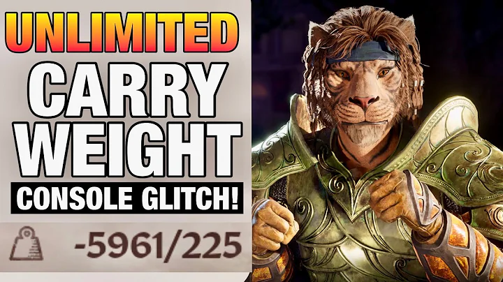 UNLIMITED CARRY WEIGHT! Oblivion Remastered Encumbrance Glitch