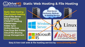Static Web Hosting & File/Content Hosting. Host Large Files for Public Download
