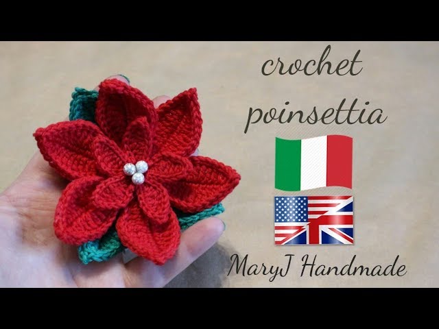 Stella Di Natale Winter Rose.Stella Di Natale All Uncinetto Sub Eng Maryj Handmade Youtube