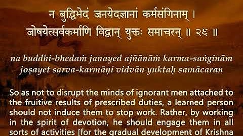 Conflict resolution - Right or Rightly Directed? - Gita 3.26 | Chaitanya Charan