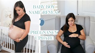 PREGNANCY UPDATE | BABY BOY NAME REVEAL | UNBOXING NUNA CAR SEAT