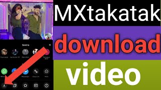 MX takatak video ko gallery mein sev kaise karen! MX takatak video download screenshot 5