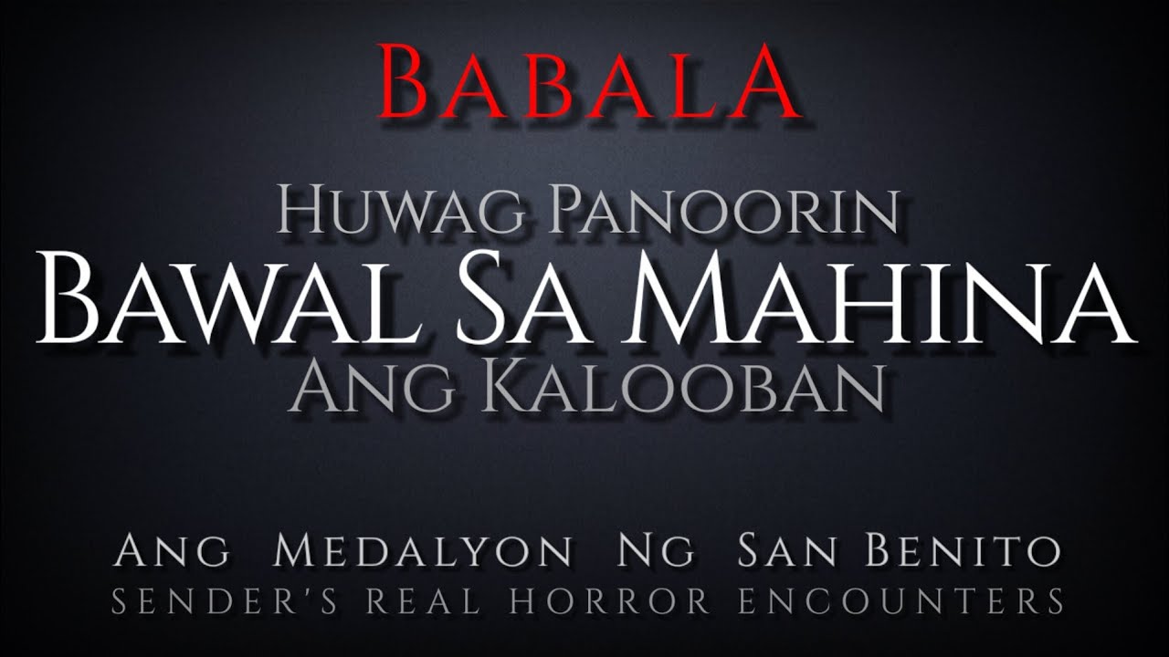 AGIMAT NG MEDALYON SAN BENITO | Tagalog Horror Stories | True Paranormal SenderEncounters